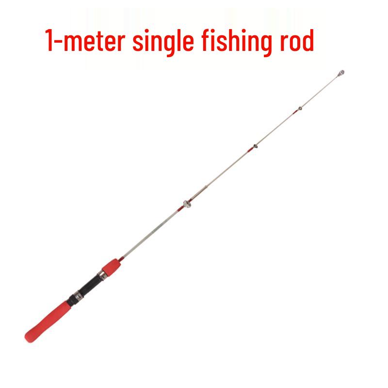 Compact 60-80cm Portable Fishing Rod – Mini Raft, Casting, Surf, and Ice Lure Rod