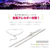 [2PIECES] Pe2214-pksmall [Brand Name] Silver Necklace Whale Whale Tail Hawaiian Stainless Steel Chain [Small] Pink Gold 45cm