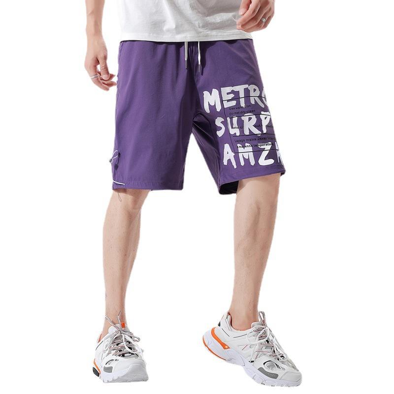 Шорты-карго с буквенным принтом — фото 5