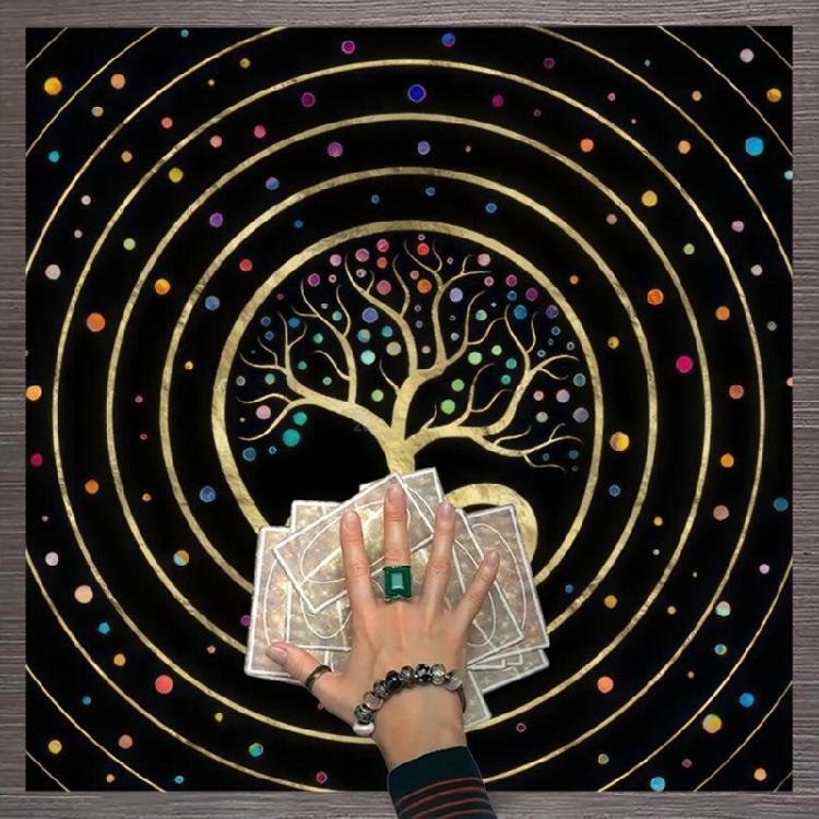 Metaphysical Game Mat Pendulum Divinations Altar Tablecloth Board Game Card Pad