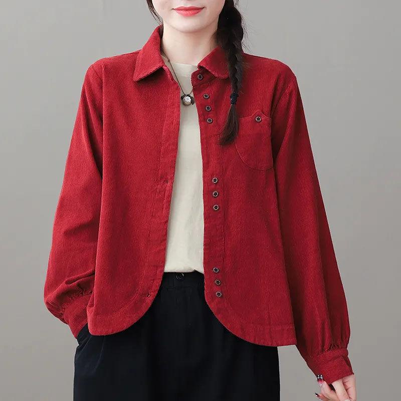 

Женский весенне-осенний новый модный элегантный однотонный кардиган с длинным рукавом, темпераментный, повседневный, универсальный, для молодых, топы XXXL вино красного