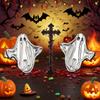 Halloween funny ghost stud earrings girl, minimalist cute fashion accessories TikTok new earrings