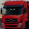 Creative Automotive Light Decor Solar Demon Eyes Car LED Light, USB Wireless Animated Eye Warning Lights for Windshield Portable Charging Lamp