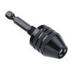 Black Hex Shank Chuck 1/4 Inch Drill Bit Chuck Tool Keyless Drill Chuck  Grinding Machine