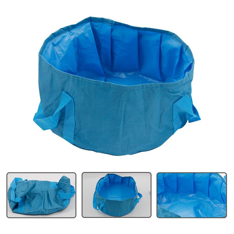 Portable Folding Foot Bath Bucket, Suitable for Swimming Pool Entrance, Multi-component Essential Pool Cleaning Accessories