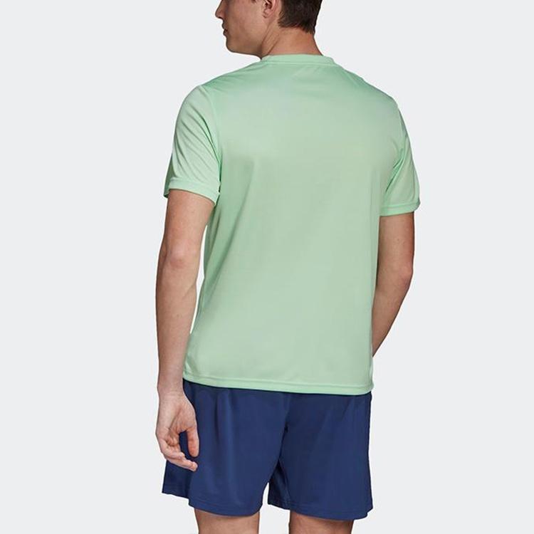 adidas Casual Sports Round Neck Short Sleeve Green Men's FT9734