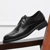 Lederschuhe Herren Herbst neue Mikrofaser Obermaterial bequem vielseitig Britische Business Herrenschuhe spitz niedrig geschnitten erhöhend Lederschuhe