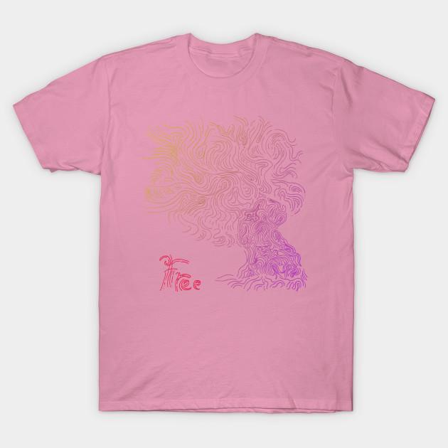 T Shirt Women Tree Harajuku Print Kawaii Tshirt Summer Short Sleeve Female T-Shirt Top Tee