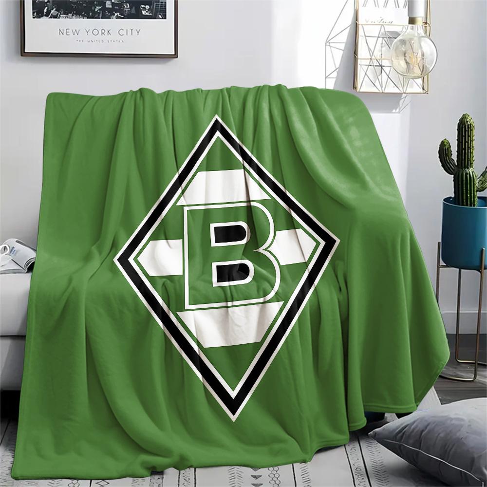 Borussia Print Flannel Blanket, High quality Comfortable for All Seasons, Home Decor, Warmth and Comfort, Perfect for Christmas Gifts