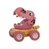 Children's Cartoon Elastic Dinosaur Pull Back Car 3-9 Years Old Boy And Girl Toy