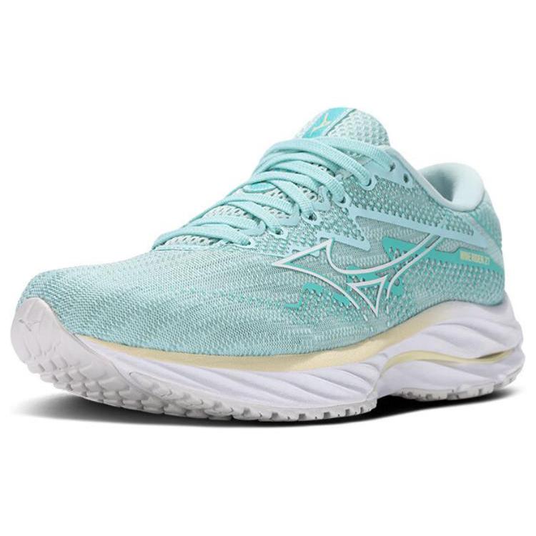 Mizuno Donna Wave Rider 27 Super Wide 'Verde Chiaro Bianco' J1GC2308