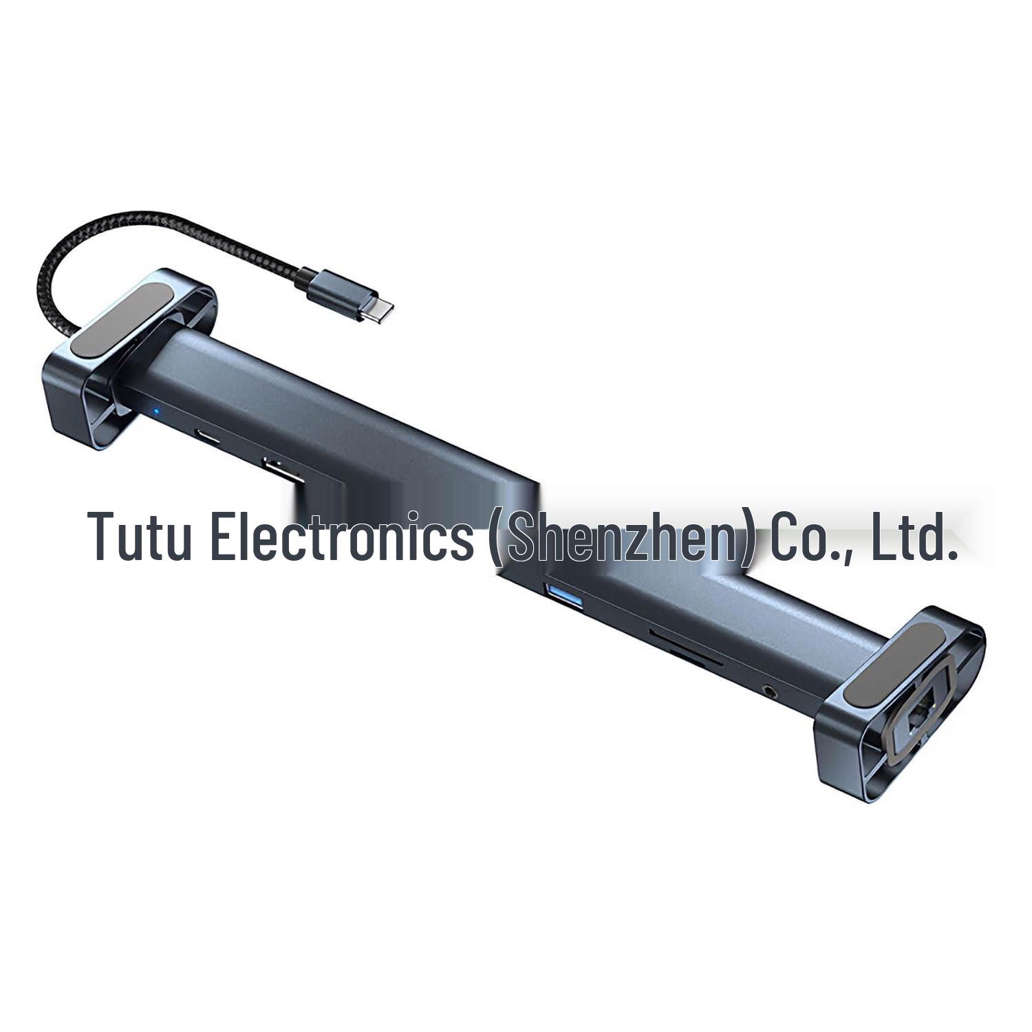 Tuti Hub Multi-Port Foldable Laptop Docking Station, 10-in-1 Type-C Hub