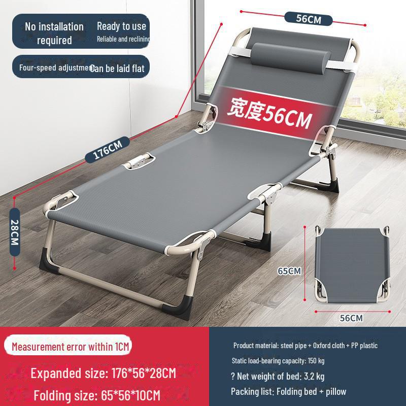 Folding Multifunctional Recliner Bed: Perfect for Home, Office, Outdoor Naps, and Camping.