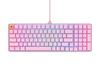 Glorious GMMK2 PC Gaming Full LED English Illuminated RGB Mechanical 99 Keys Keyboard, 96% Size, Pink, Backlit, Layout, Keyboard, Wired, Type-C USB,