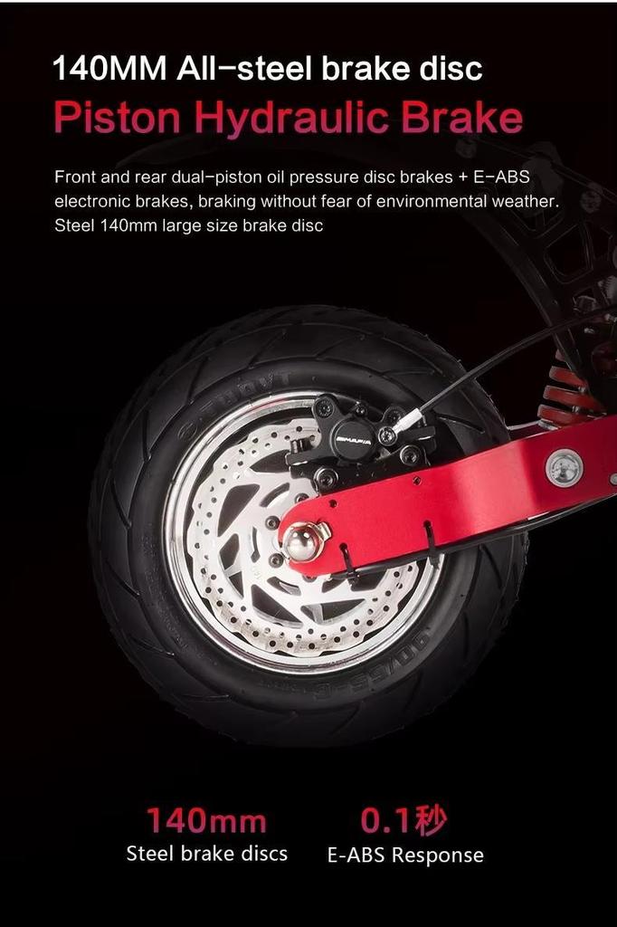 E-skútr BOYUEDA Q7Pro Max E-Scooter 3200W Duální motor 52V28AH Baterie Aktivace NFC Ovládání aplikací E-skútr Tiché pneumatiky Elektrický skútr