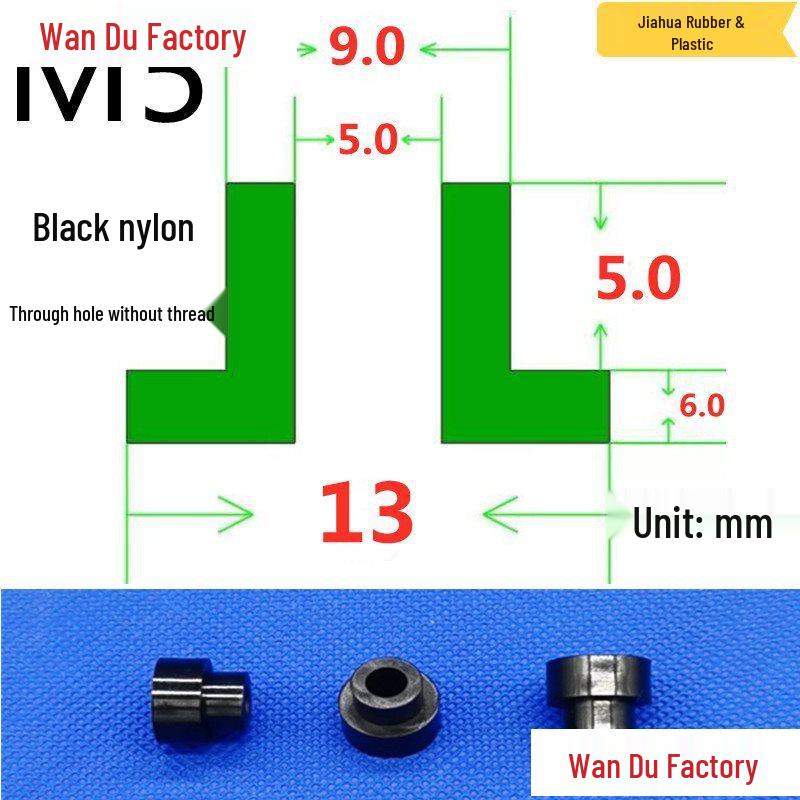 T-Shaped Nylon Insulating Bushing Spacer for M3-M35 Threads