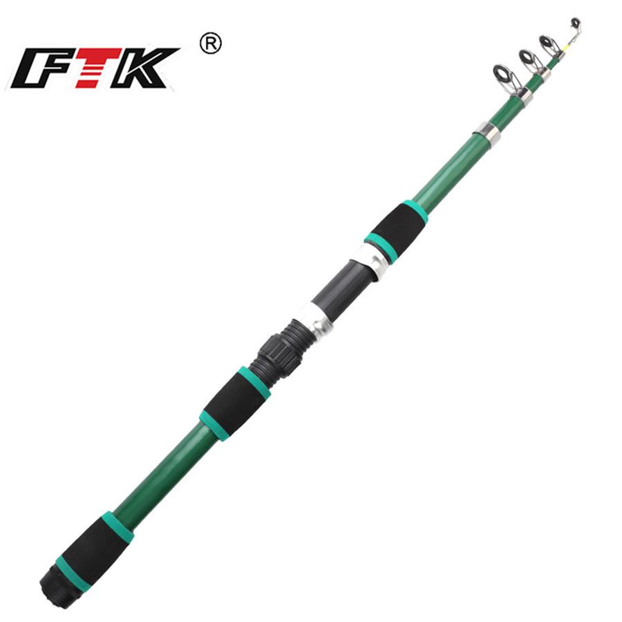 FTK Fibreglass Fishing Rod 1.8M/5.9FT Outdoor Sports Travel Telescopic Fishing Rod Portable Fishing Rod Christmas Gift