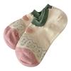 Spring and Summer Lightweight Children's Cartoon Bear Short Socks That Don't Come Off and Prevent Slipping Off - Shallow-angled Boat-shaped Socks