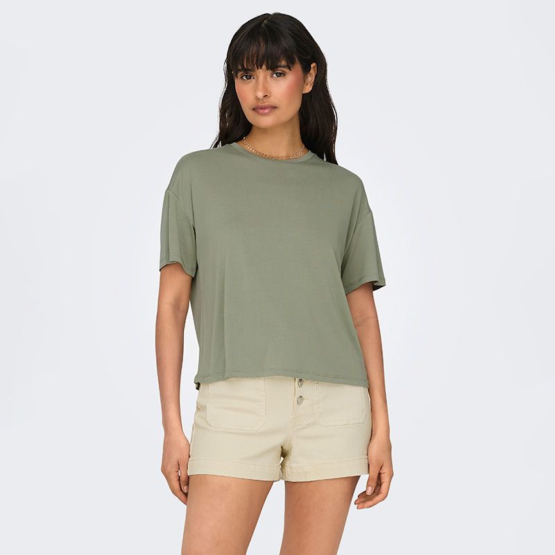 Tee shirt Hannah oversize uni Femme ONLY