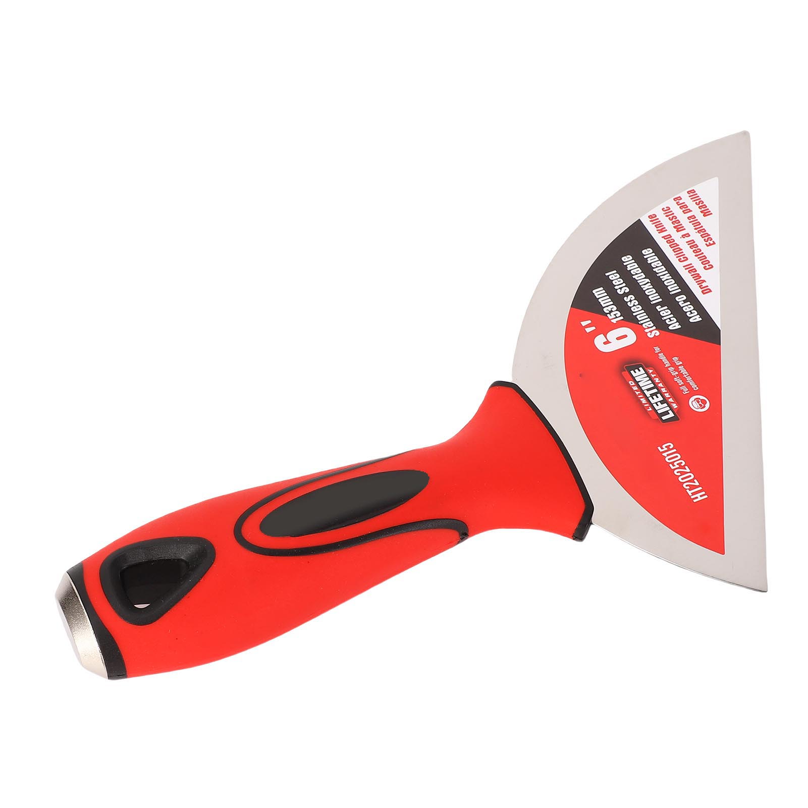 

6 Inch Bevel Putty Scraper Mirror Polishing Stainless Steel Spatula for Drywall Repair Paint Wallpaper Removal Dual