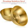 Kichvoe 2Pcs Brass Offering Bowl: Stainless Steel Buddhist Offering Bowl Mini Water Bowl Holy Water Bowl Yoga Meditation Bowl Gold Bowl Saucers Bowl