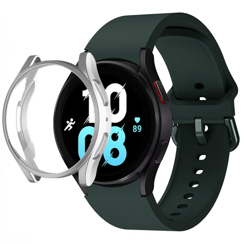 Silicone Strap+TPU Case for Samsung Galaxy Watch 5 44mm 40mm/4 44mm 40mm Sport Wristband for Samsung Watch 5/4 Protective Shell