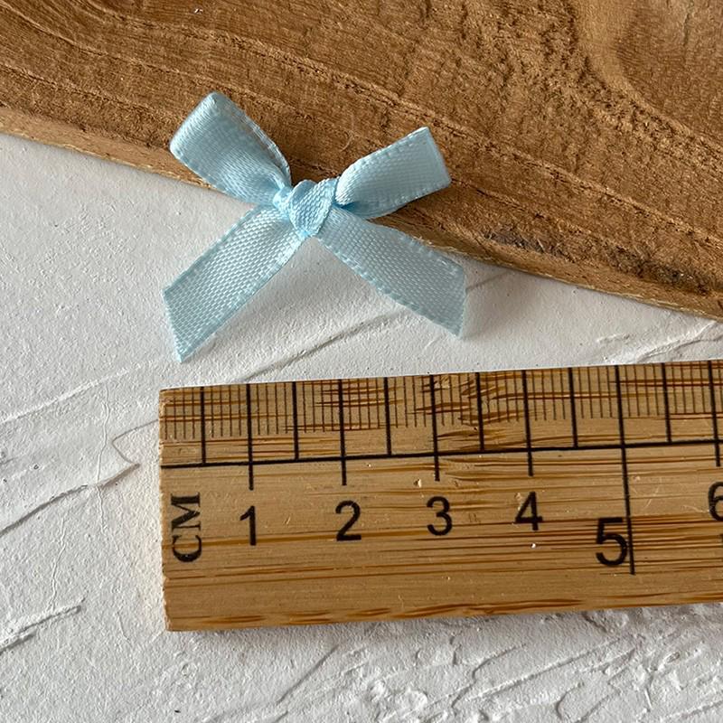 2.5cm Wide Handmade Ribbon Bow Knot for DIY Clothing & Hair Accessories, Card Holders, and Decorations