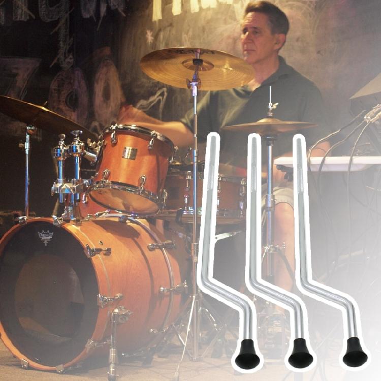3Pcs Drum Support Leg Drum Part Drum Fitting Leg Set Metal Drum Legs Set Secure Drum Positioning Drum Leg Replacements