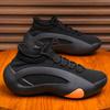 New shoes men's flying woven breathable socks shoes soft sole non-slip fashion versatile street sports casual shoes