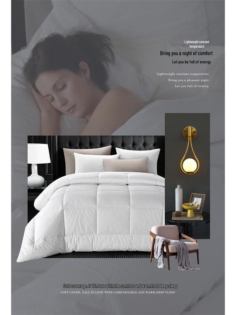 Luxusní zesílená zimní přikrývka hotelové kvality – Hřejivá přikrývka pro dvoulůžko pro všechna roční období