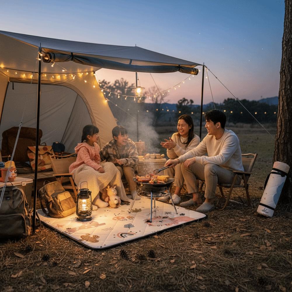 Waterproof Outdoor Mat Thickened Camping Mat Camping Blanket Floor Mat  Beach