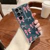 Bowknots Case For Samsung Galaxy S26 Ultra S25 FE S24 S23 S22 A54 A15 A35 A55 A16 A36 A56 A17 A37 A57 5G Clear Soft Cover