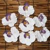 6pcs 9cm Butterfly Orchid Flower Head Fake Flower Head  Hair Clips/Boutonniere/Cake Decoration