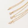 Name Initial Necklace For Women Simple Enamel A-Z Alphabet Pendants Choker Letter Necklaces Fashion Clavicle Chain Jewelry Gifts