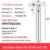 CNC T-Slot Milling Cutter with HTS Three-Sided Blade, Shank Thickness: 6, 8, 10, 12 Mm