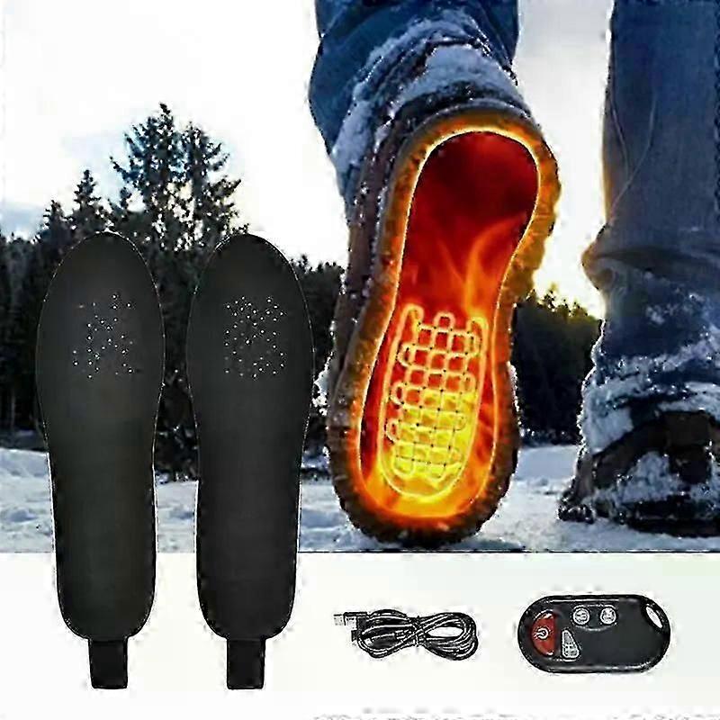 2026 Hot!! Heated Insoles Battery Rechargeable Heating Insoles Long-lasting Heated Insoles Electric Heated Insoles with Remote ControlSizes 41 to 45