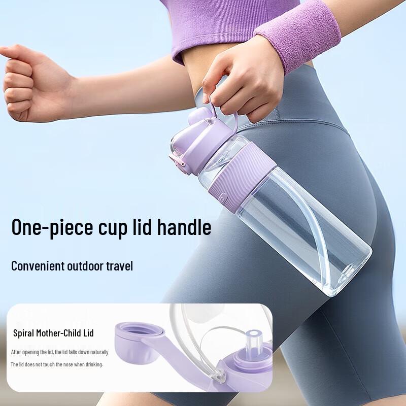 TAFUCO Large Capacity Dual-Drink Sports Water Bottle