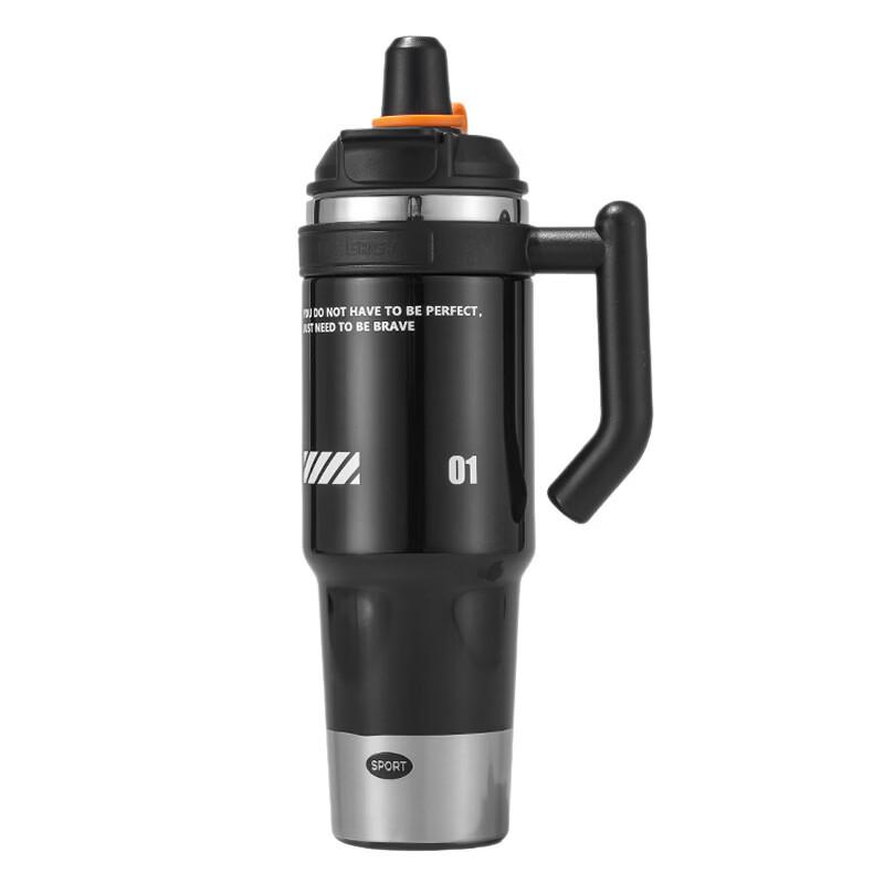 Hengming Taihe 316 SS Outdoor Sports Insulated Straw Cup 1000ml