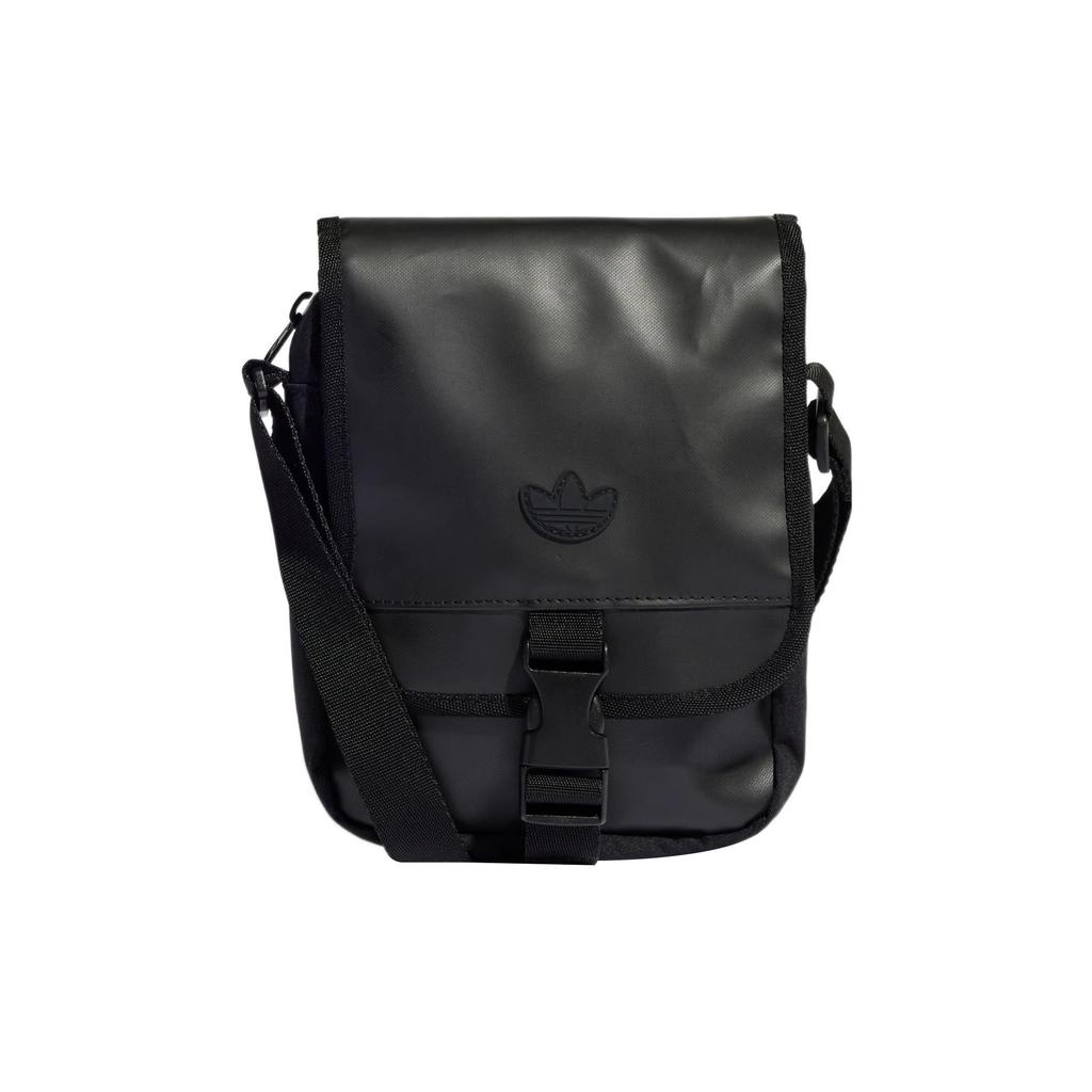 New Adidas Originals Polyurethane Cell Phone Pouch, Crossbody Bag, Shoulder Bag Unisex Black HL6726