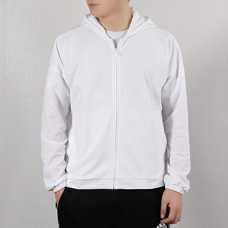 Adidas Casual Sports Woven Jacket Men Jackets White DV1101