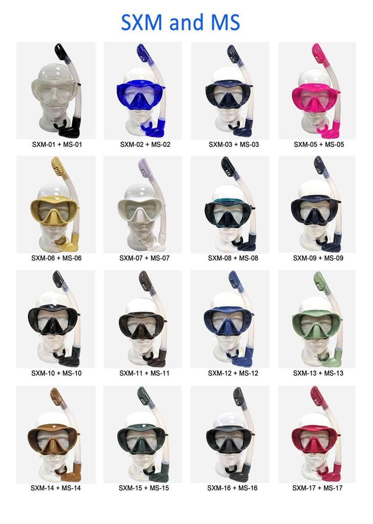 Anti-Fog Dry Snorkel and Dive Mask Set