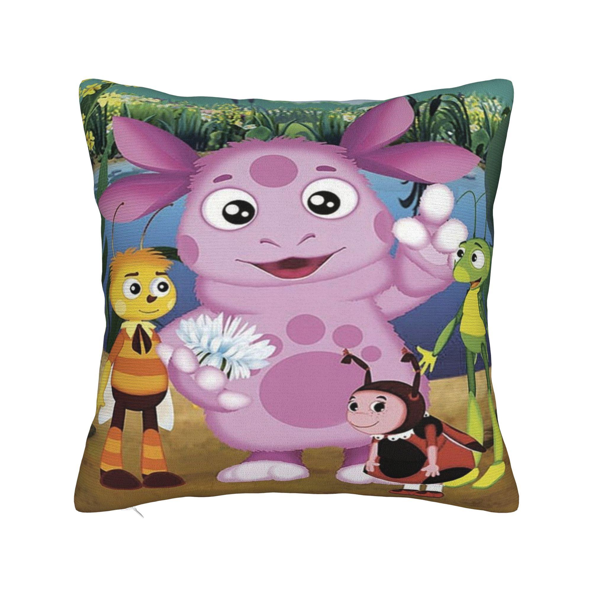 

Мультфильм Лунтик Наволочка с принтом Чехол для подушки Подушка-плед Y2K Домашний декор Квадратный Различные размеры 30cmx30cm