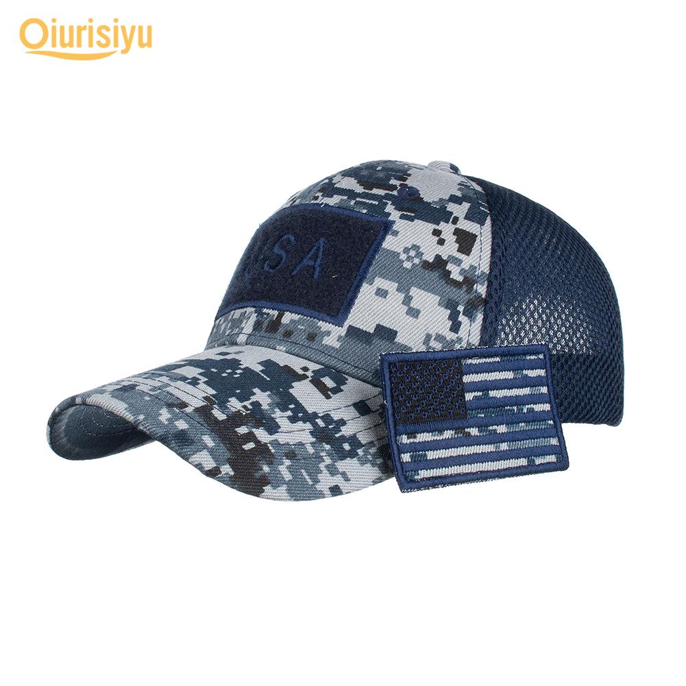 American Flag Camouflage Baseball Cap 