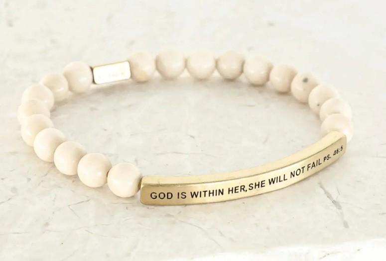 6Mm steel ball obsidian powder chalcedony stainless steel elbow lettering aquamarine bracelet