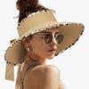 Straw Hat Children's Summer New Anti-purple Line Beach Hat Big Brim Sun Visor Raffia Straw Hat