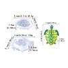 DIY 3D Turtle Storage Box Silicone Mold with Lid Resin Epoxy Casting Mold Handmade Home Desktop Decoration Craft Making