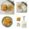 Traditional Mooncakes Molds Delicate Green Bean Cake Stamps Kitchen Utensils D57B