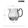 Japanese Heat Resistant 200ml Glass Tea Pitcher Fair Cup With Handle  Kung Fu Tea Set Accessories Chahai Tea Cup Teaware