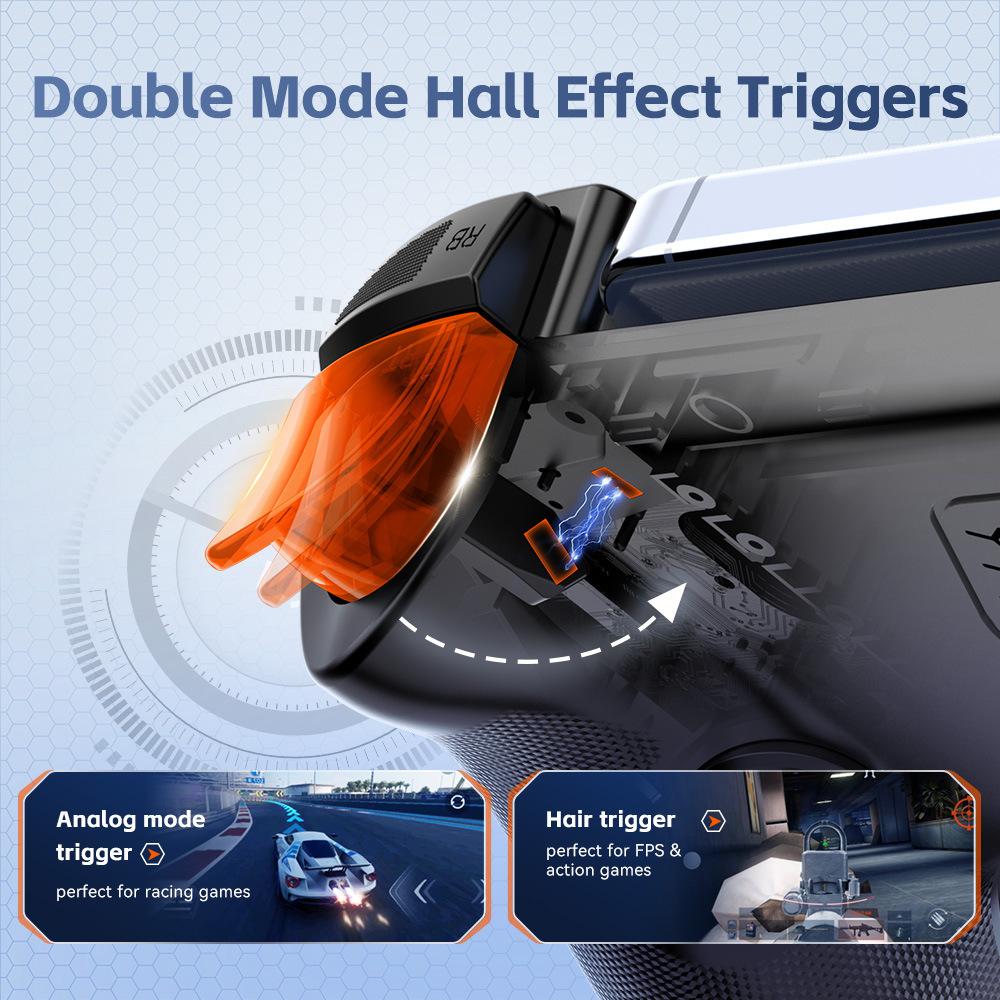 Kabelový Bluetooth roztahovací herní ovladač typu C pro chytré telefony se systémy iOS a Android