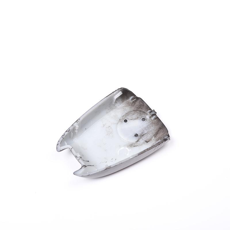 Carbon Fiber Style ABS Plastic Key Shell Cover Trim For Alfa Romeo Giulia Stelvio 2017 2018   Car Accessories Parts